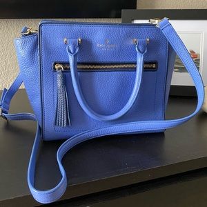 Kate Spade Periwinkle Handbag w/ cross body strap
